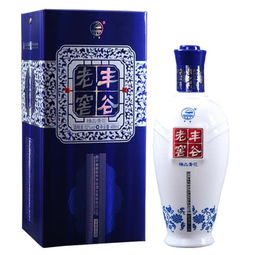 52度四川丰谷酒业丰谷老窖精品青花浓香型白酒 礼盒装收藏酒488ml