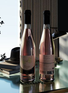 红酒产品的建模和渲染及单页