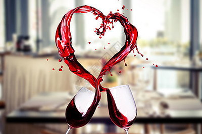 创意红酒场景